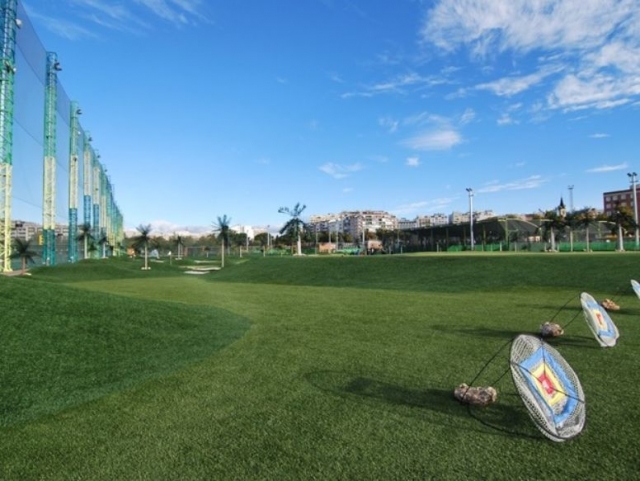 Dianas de tiro sobre el cesped